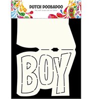 Dutch Card Art - Text Boy