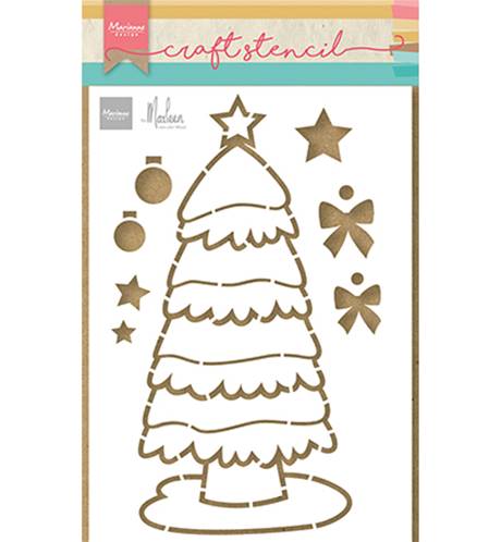 Gabarit - Craft Stencil - Christmas Tree by Marleen