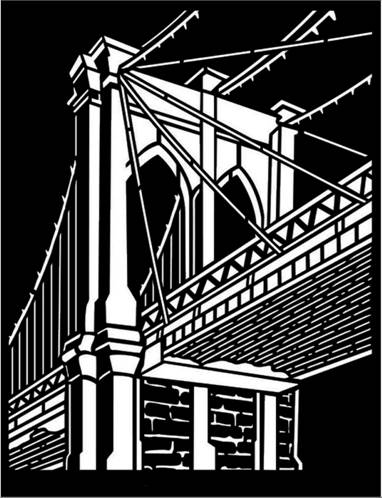Pochoir - Brooklyn Bridge 