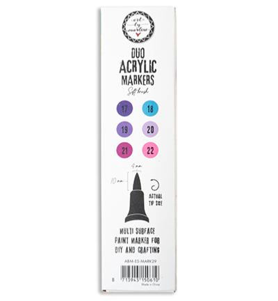 Duo Acrylic Markers - Purples