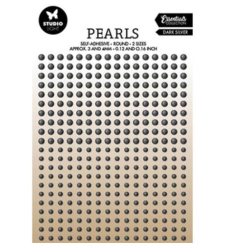 Pearls - Dark silver