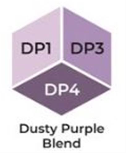 Marqueurs à alcool Brush - Tri Blend - Dusty Purple - Violet Poudré