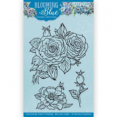 Tampon - Blooming Blue - Roses