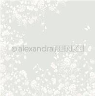 Papier - White Blumenvariation in Mint