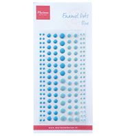 Enamel Dots - Two blue