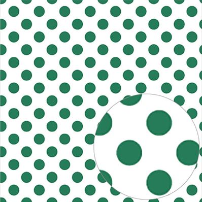 Printed Acetate -Green Dots