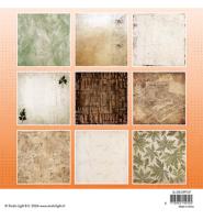 Paper Pad - Grunge collection - 20x20 - Grunge botanics