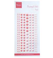 Enamel Dots - Two pink