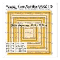 Crea-Nest-Lies XXL - Squares with little stripes 116