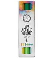 Duo Acrylic Markers - Greens