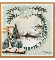 Die - Creatables - Tiny's Snowy signpost & fence