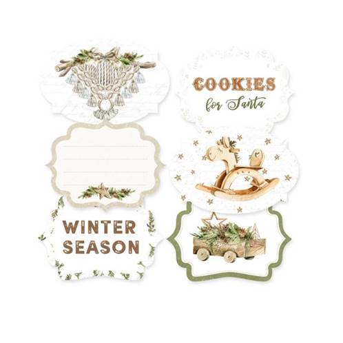Decorative tags - Cosy winter - étiquettes