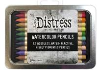 Distress Watercolor Pencils - Set 4