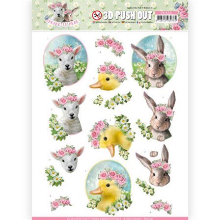 Papier 3 D - Spring is Here - Baby Animals