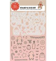 Tampons et dies - Sweet stories - Gingerbread